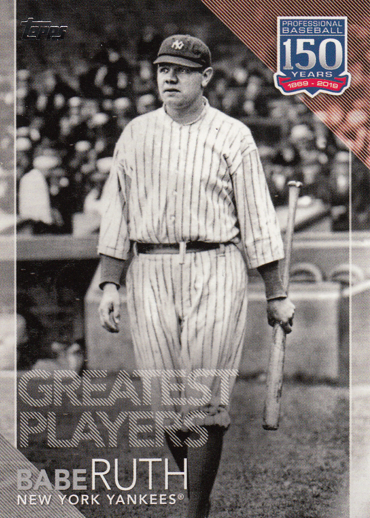 Babe Ruth 2019 Topps Series 1 Greatest Players Card #150-51 - Baseball ...