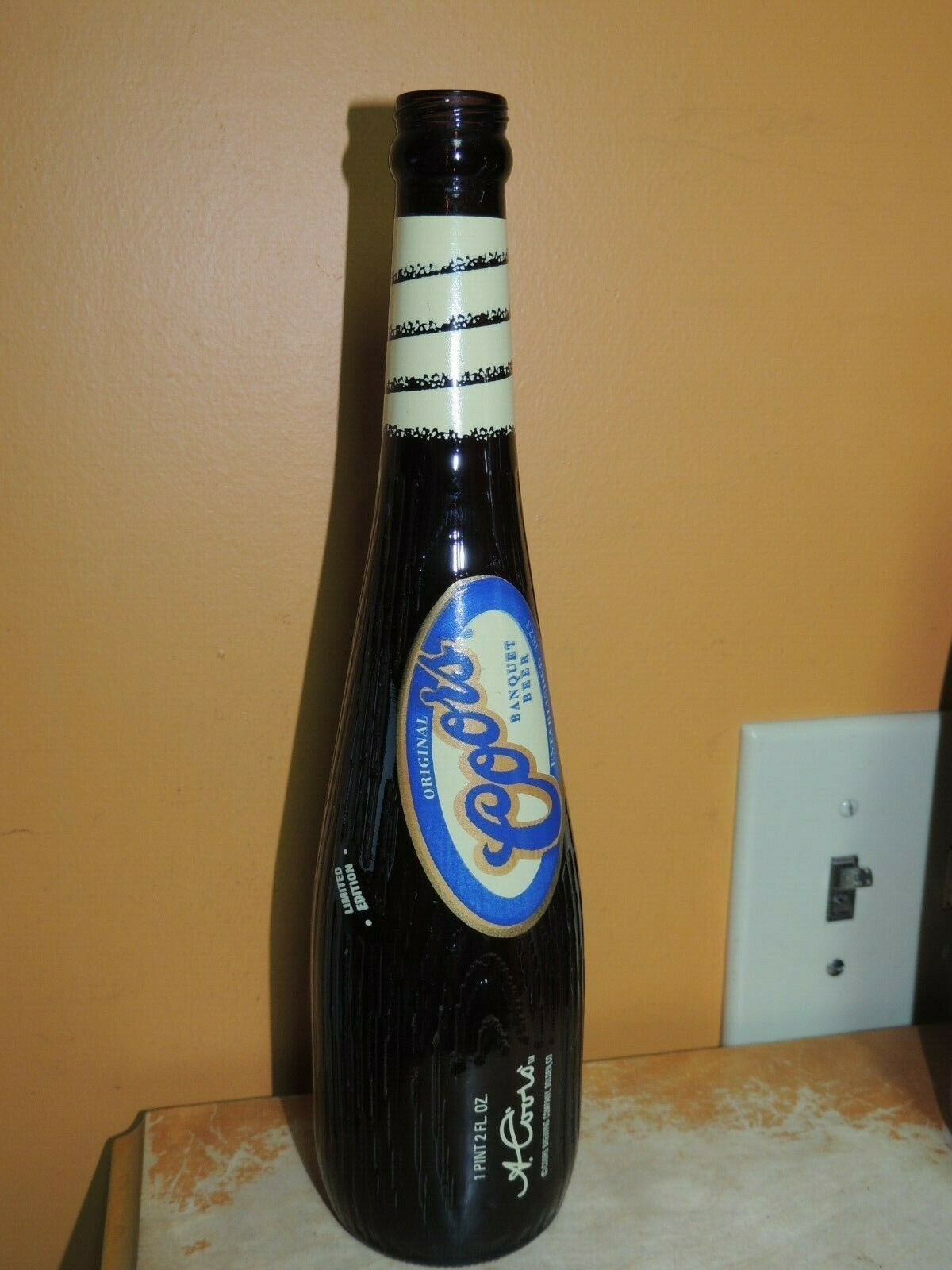 Coors Baseball Bat Bottle 11.5" A Coors Signature Limited Edition