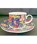 Dunoon Fine Bone China Cup &amp; Saucer Iris by William Morris Designs England - $28.05