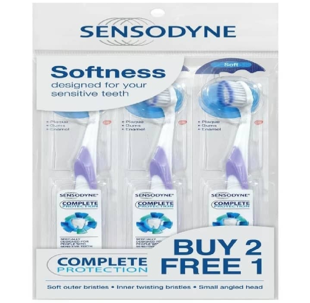sensodyne complete protection toothbrush