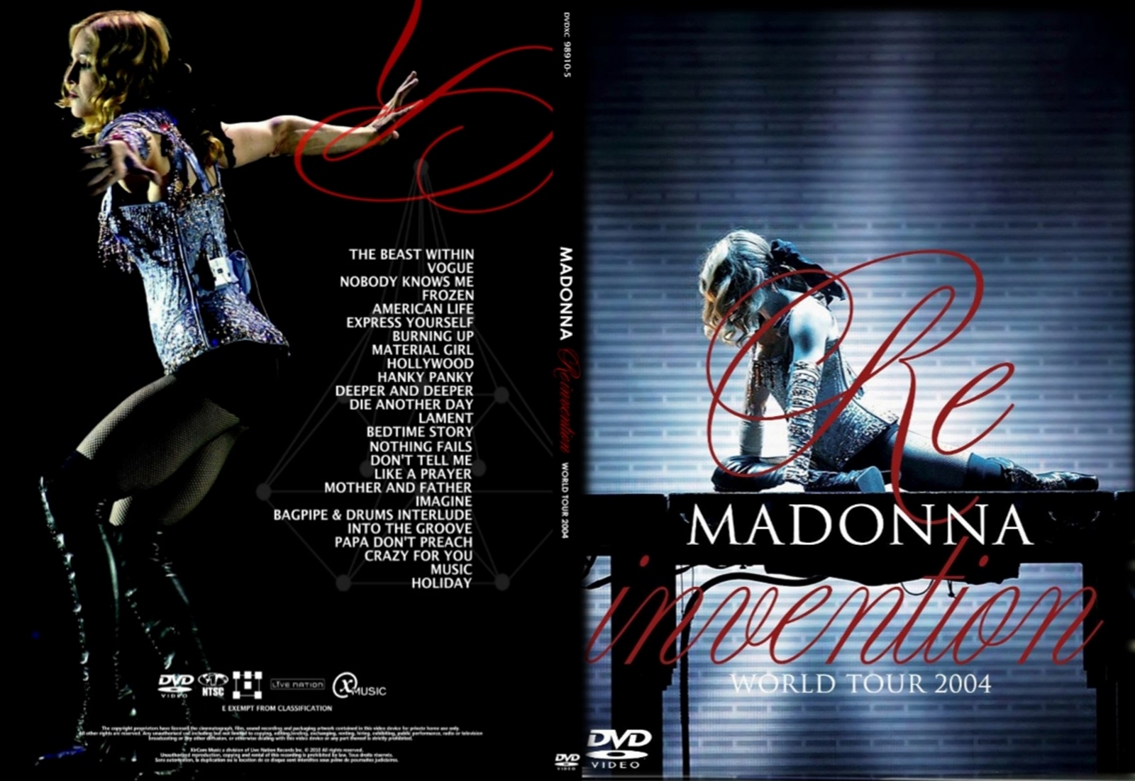 madonna reinvention tour blu ray