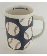 WOW! Rare 2007 Starbucks Baseball Large 16 oz. Jumbo Red White Blue Coff... - $39.19