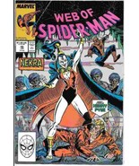 Web of Spider-Man Comic Book #46 Marvel Comics 1989 VERY FINE/NEAR MINT ... - $2.75