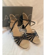 Capezio Rosa Ballroom Dance Shoes Sandals SD02S Women&#39;s 10.5 M Black - $56.99