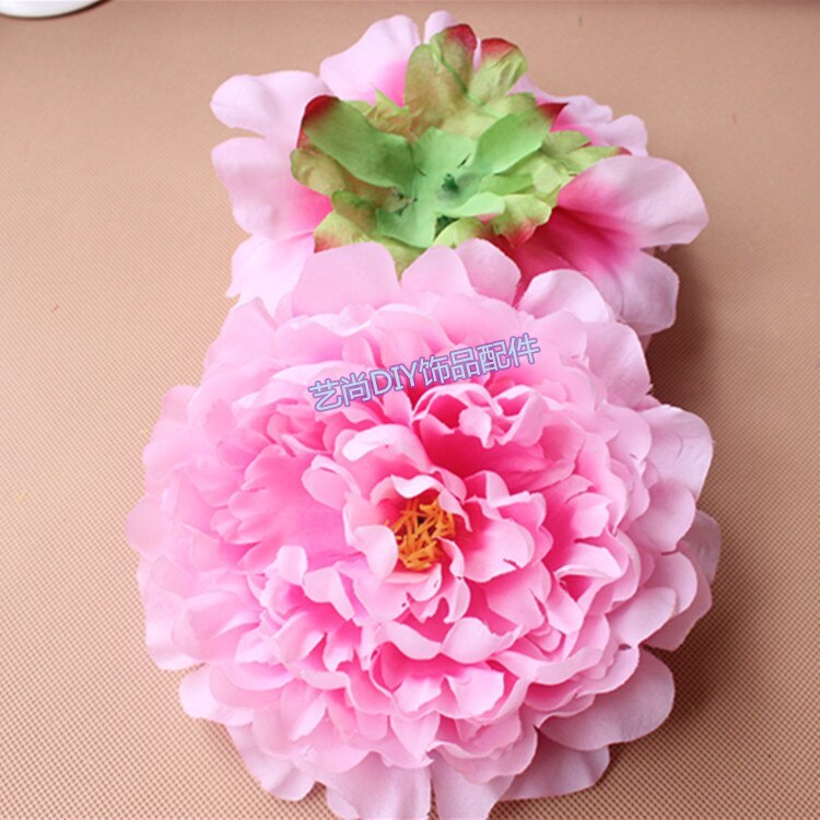18CM artificial peony flower,large silk peony flowers heads for diy flowers arra Party Decorations