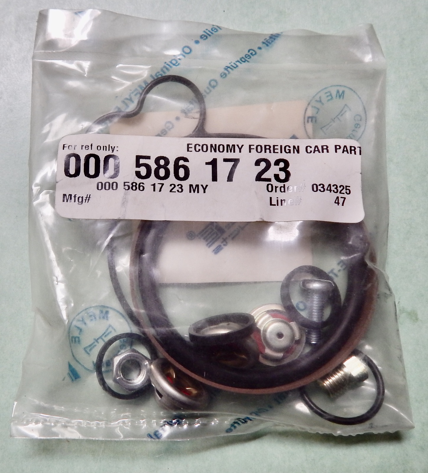 Vacuum Pump Repair Kit 000 586 17 23 Fits MercedesBenz 240d 300d
