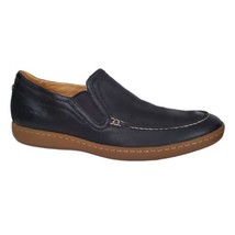 Ugg Grizzly Wallick Leather Venetian Loafers Navy Blue Men's 11.5 - $43.35