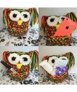 Handmade Crochet Owl Stash Buddy Tooth fairy Gift Card Holder - $19.99