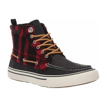 Sperry Men Ankle Boots Bahama Storm Hi Size US 10M Buff Check Red Black ... - $68.29
