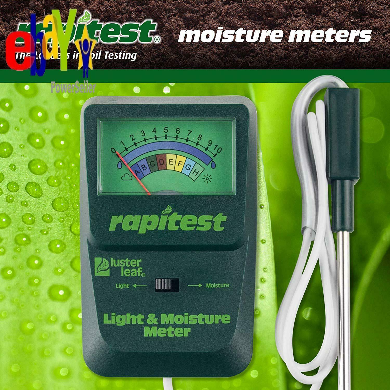 Luster Leaf 1830 Rapitest Moisture And Light Combo Meter Other