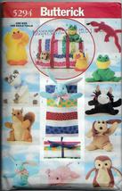 Butterick 5204 Bean Bag Animal Pals Instructions for 9 Pals, All Differe... - $12.00