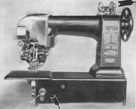 Lewis Blind Stitch Machine manual sewing machine Enlarged Hard Copy - $11.99