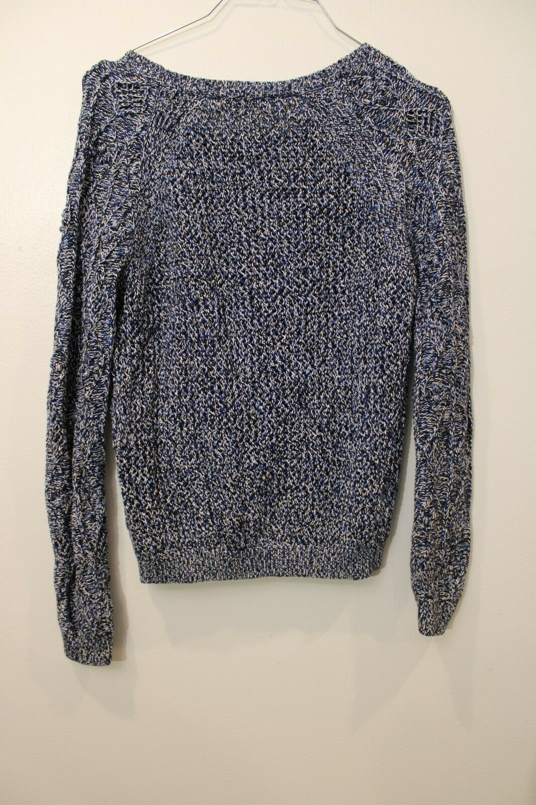 SANDRO FRANCE BLUE KNIT SWEATER S - Sweaters