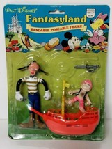 Walt Disney Fantasyland Bendable Poseable Figure Goofy Pirate Vintage ARCO 1986 - $9.89
