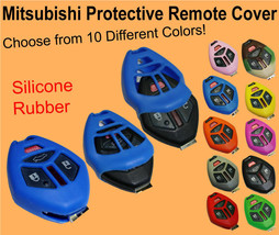 Keyless Remote Rubber Key Cover Mitsubishi Eclipse Lancer Endeavor Outla... - $8.99