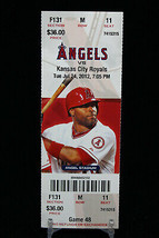 Los Angeles Angels vs Kansas City Royals Game 48 MLB Ticket w Stub 07/24/2012 - $11.47