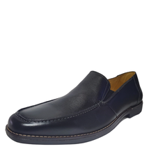 Sandro Moscoloni Mens Easy Moc Toe Double Gore Loafers Leather Black 13 D - $105.58