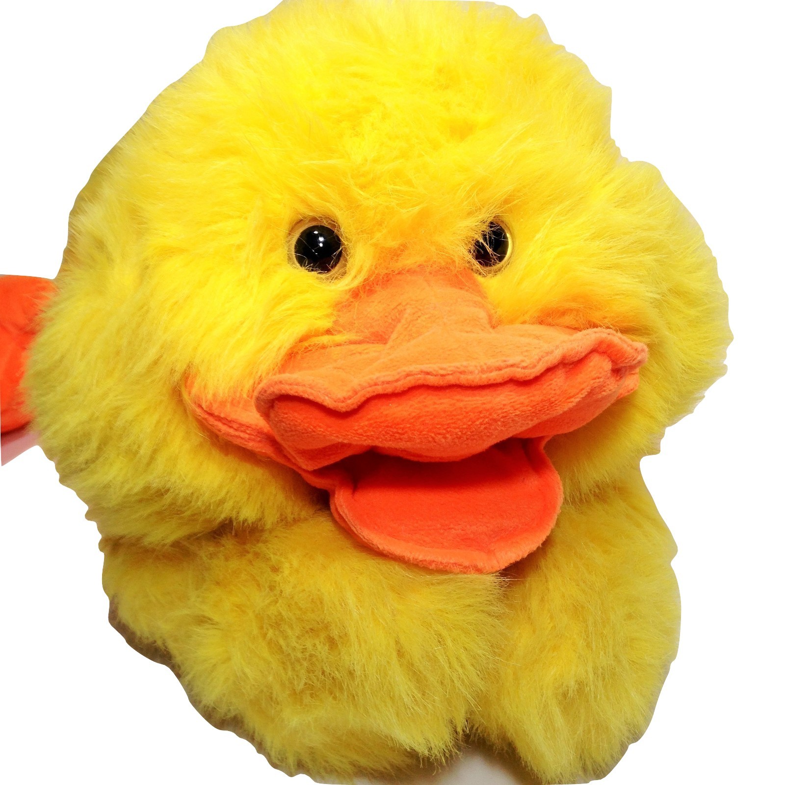 duck with pink cheeks plush