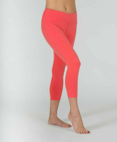 Tanya-b Femmes Rhubarbe Trois-Quarts Leggings Yoga Pantalon Taille:XS - Srp