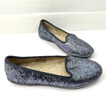 Ugg Australia Glitter Flats Size 5.5 Silver Slip On Shoes Comfort - $25.69