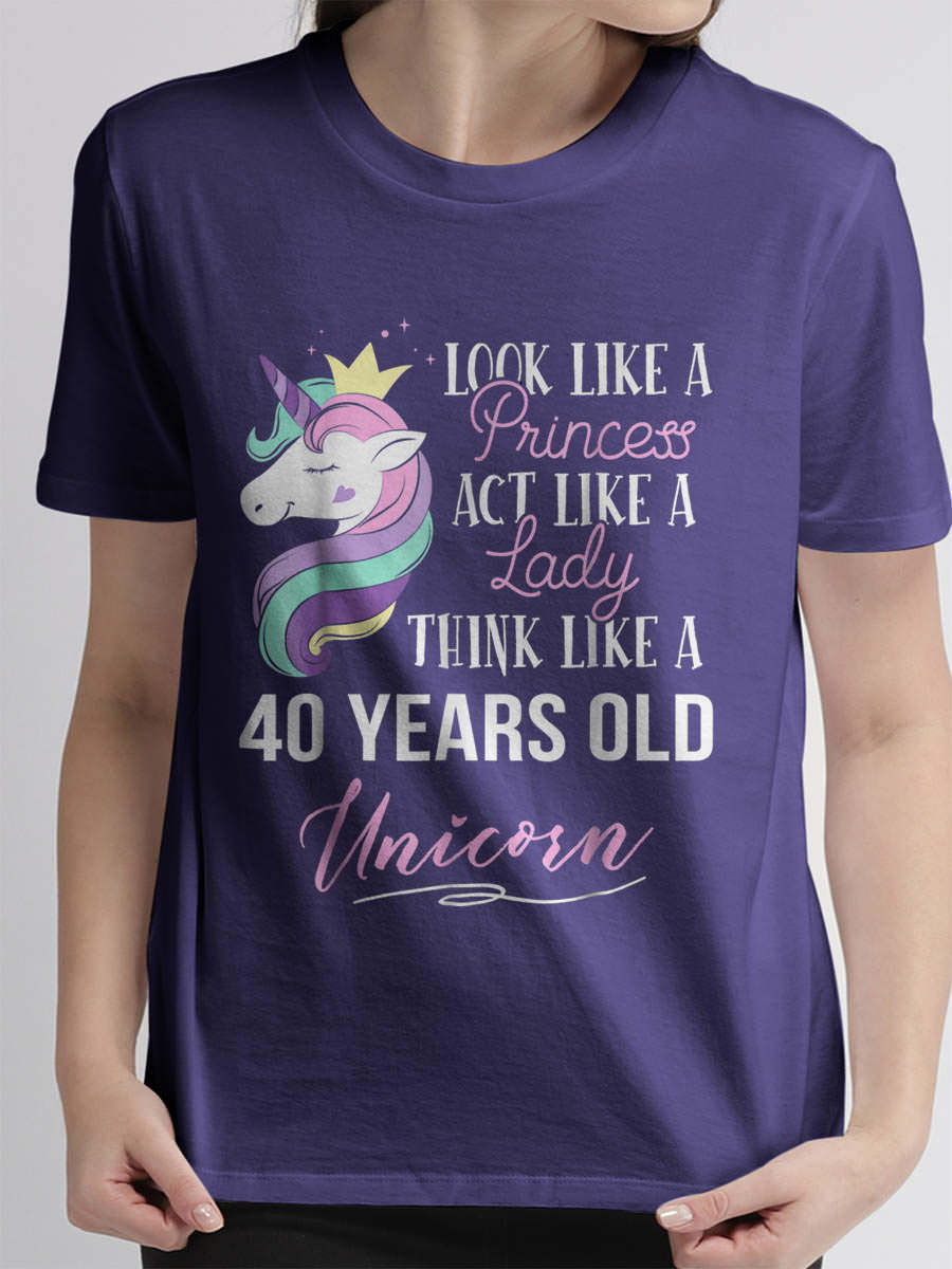 women's 40th birthday shirts