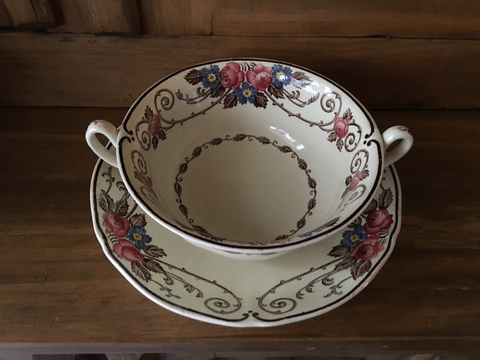 1930s Antique Wedgwood Consall Pattern Fine Bone China Dinnerware (38