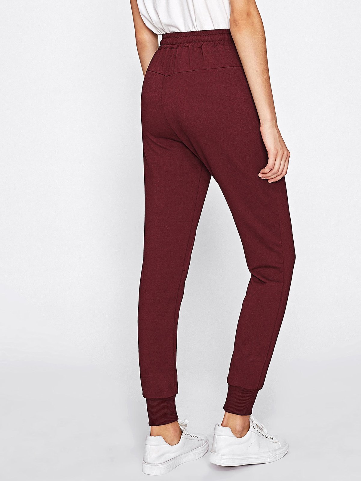 drawstring waist sweatpants