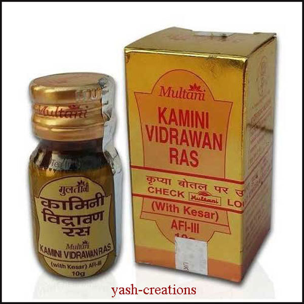 Pure Kamini Vidrawan Ras Natural Herbal Products With Kesar Mix for Men ...