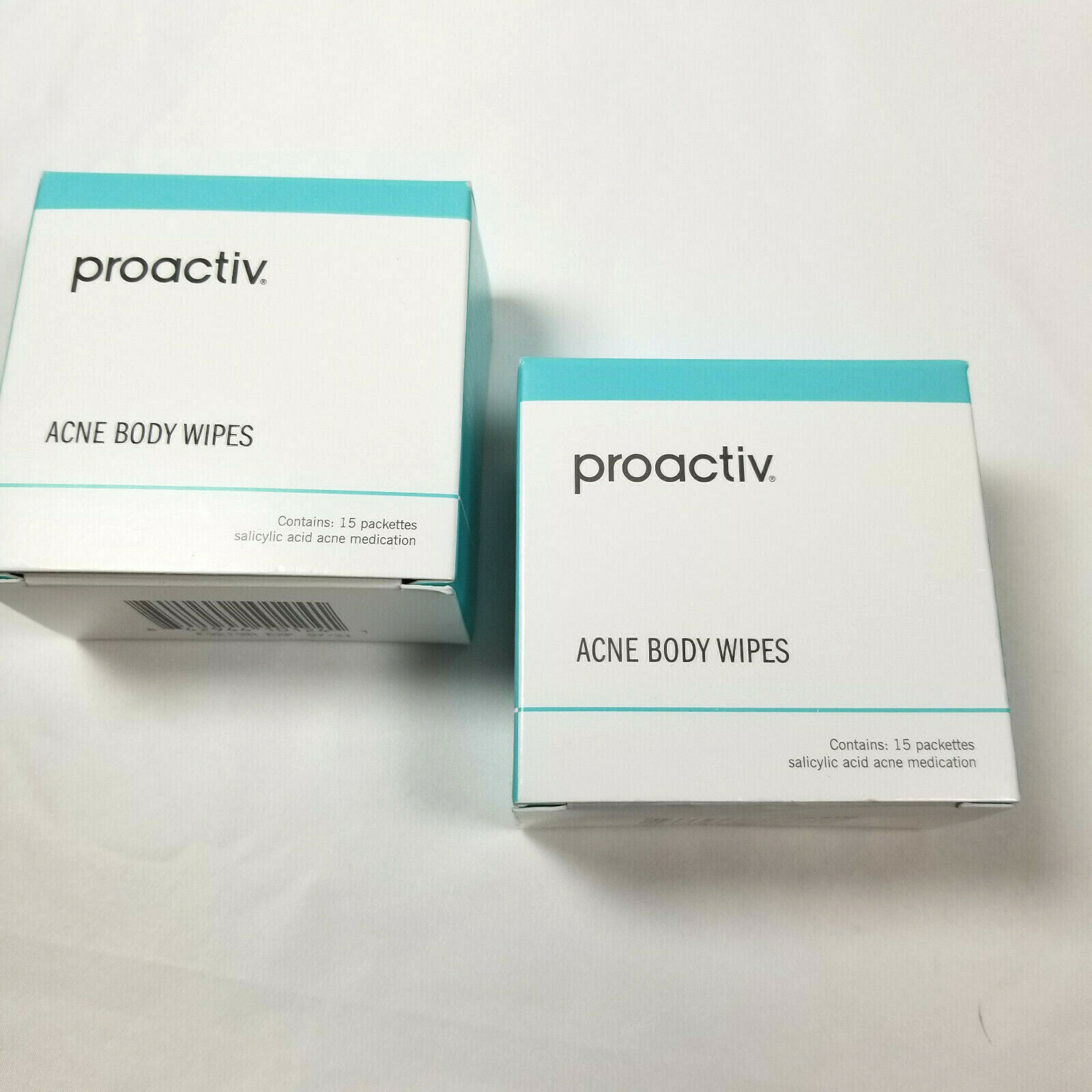 Proactiv Acne Body Wipes 2 Boxes Individually Sealed Packets Total 30