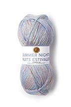 Lion Brand Yarn Summer Nights Bonus Bundle Yarn, Blue Lagoon (1 skein/ball) - $14.99