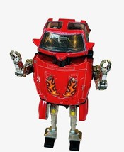 Super Gobots Zeemon red fairlady popy Transformers Bandai Vtg robot figure toy - $34.60