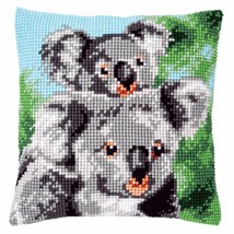 Vervaco Cross Stitch Kit, Cushion: Koala with Baby - $59.99