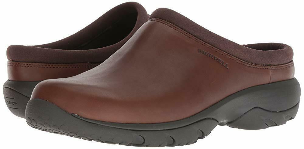 Merrell Mens Encore Rexton Slide Leather AC+ Mules & Clogs Shoes DK ...