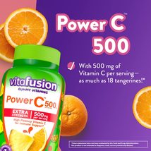 vitafusion Extra Strength Power C Gummy Vitamins, Tropical Citrus Flavored Immun image 10