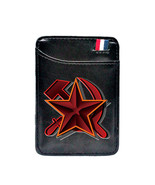 High Quality Communist Sickle Hammer Printing Leather Magic Wallet Clic ... - $46.84