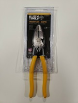 New Klein Tools Lineman's Pliers Crimping D213-9NECR-SEN, made in USA - $38.27