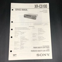 Sony XR-C5100 Service Manual - $18.99