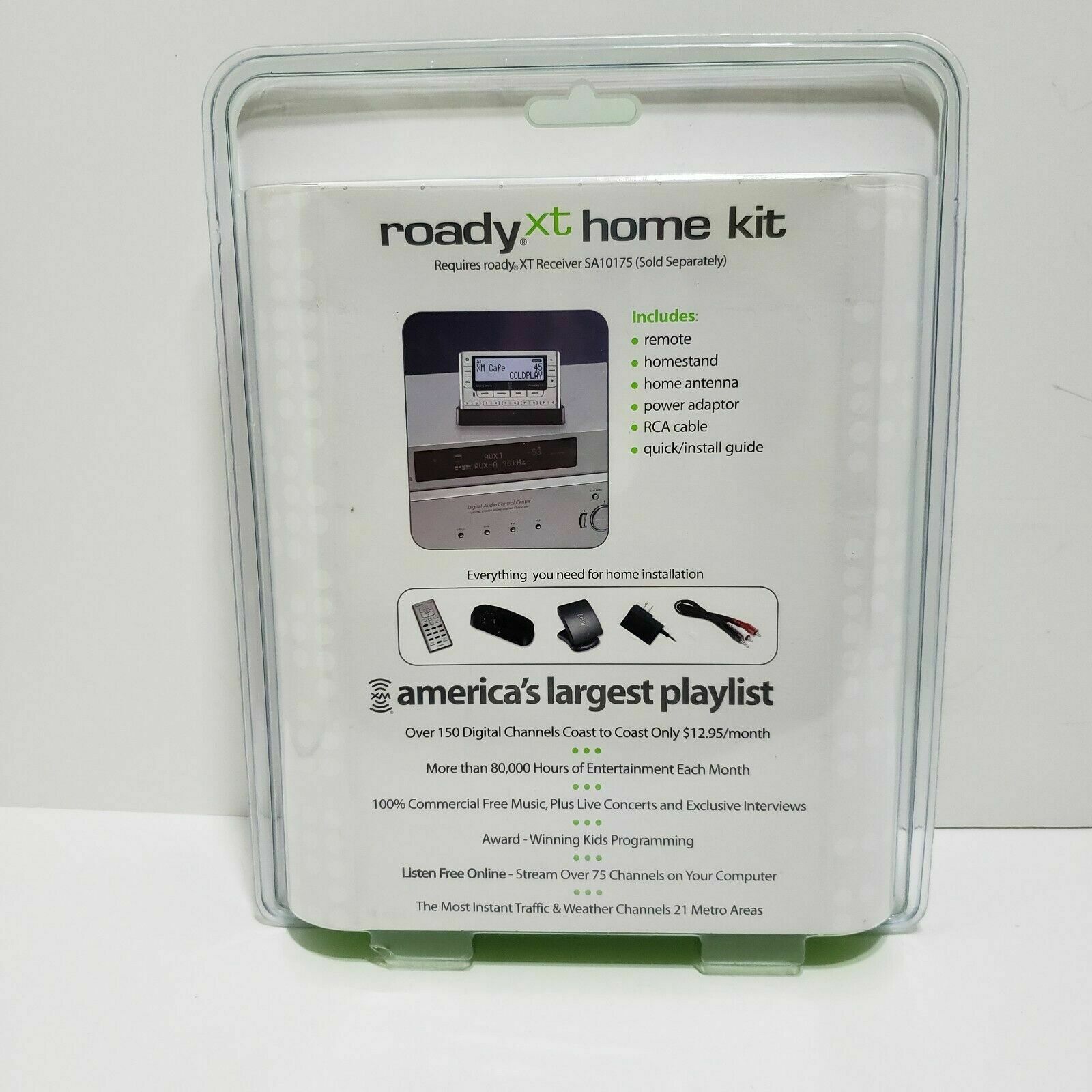 Delphi RoadyXT SA10176 For XM Home Satellite Radio Receiver Portable