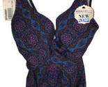 Miracle Suit Swimsuit w/Underwire Size 8 Mosiac Print Jewel Tones Multic... - $113.85