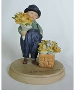 Avon Jessie Wilcox Smith Springtime Porcelain Figurine Boy with Flowers ... - $11.70