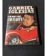 Gabriel Iglesias: I&#39;m Not Fat...  I&#39;m Fluffy DVD Acceptable Condition - $3.50