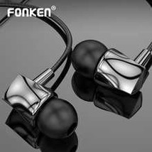 FONKEN Wired Headphones 3.5mm Jack Headphones for Huawei Xiaomi Hi-Fi Sport Auri - $13.61