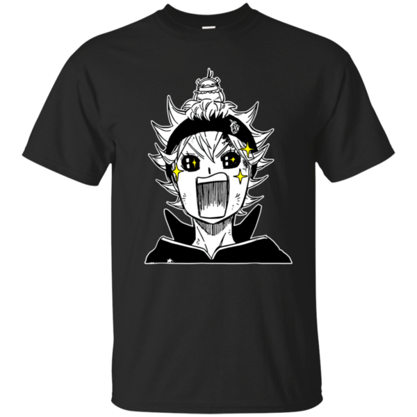 Black Clover Anime T-shirt - Screaming Asta - T-Shirts, Tank Tops