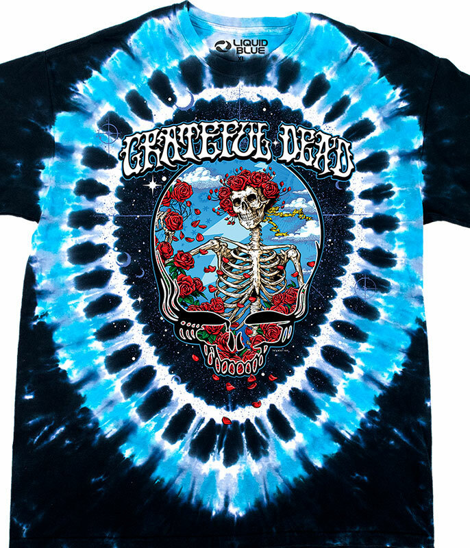 Grateful Dead Steal Your Face Logo t-shirt with a Shamrock – The