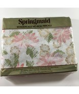 Springmaid Wondercale No Iron Precale Double Flat Sheet Retro Floral St ... - $19.79