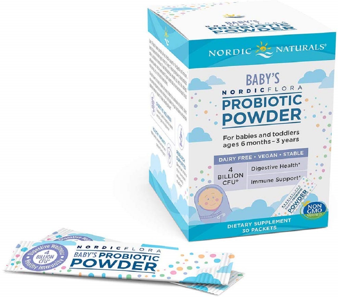 Nordic Naturals Nordic Flora Baby's Probiotic Powder Digestive Health and Immune