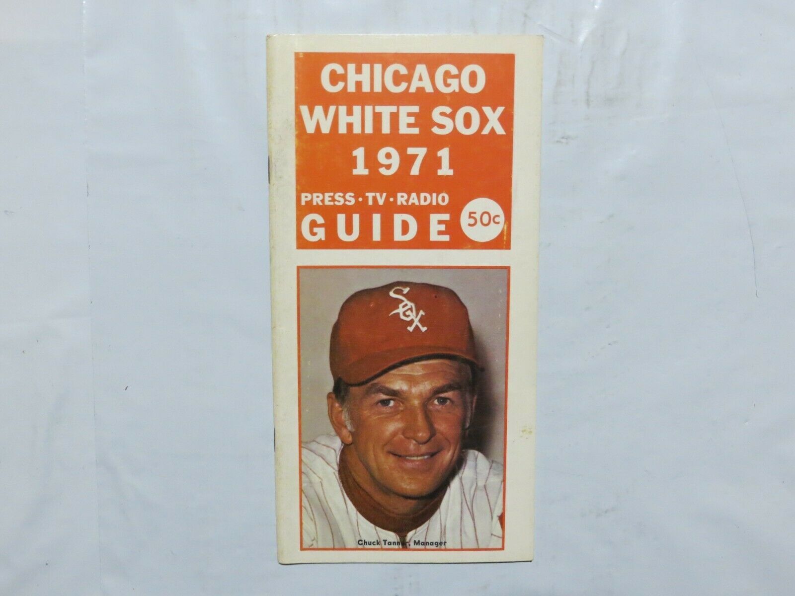 1971 Chicago White Sox Baseball Media Guide Chuck Tanner Fair 1L ...