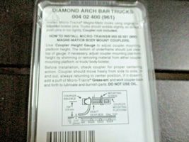 Micro-Trains Stock # 00402400 (961) Diamond Arch Bar Trucks Nn3 1 Pair image 3