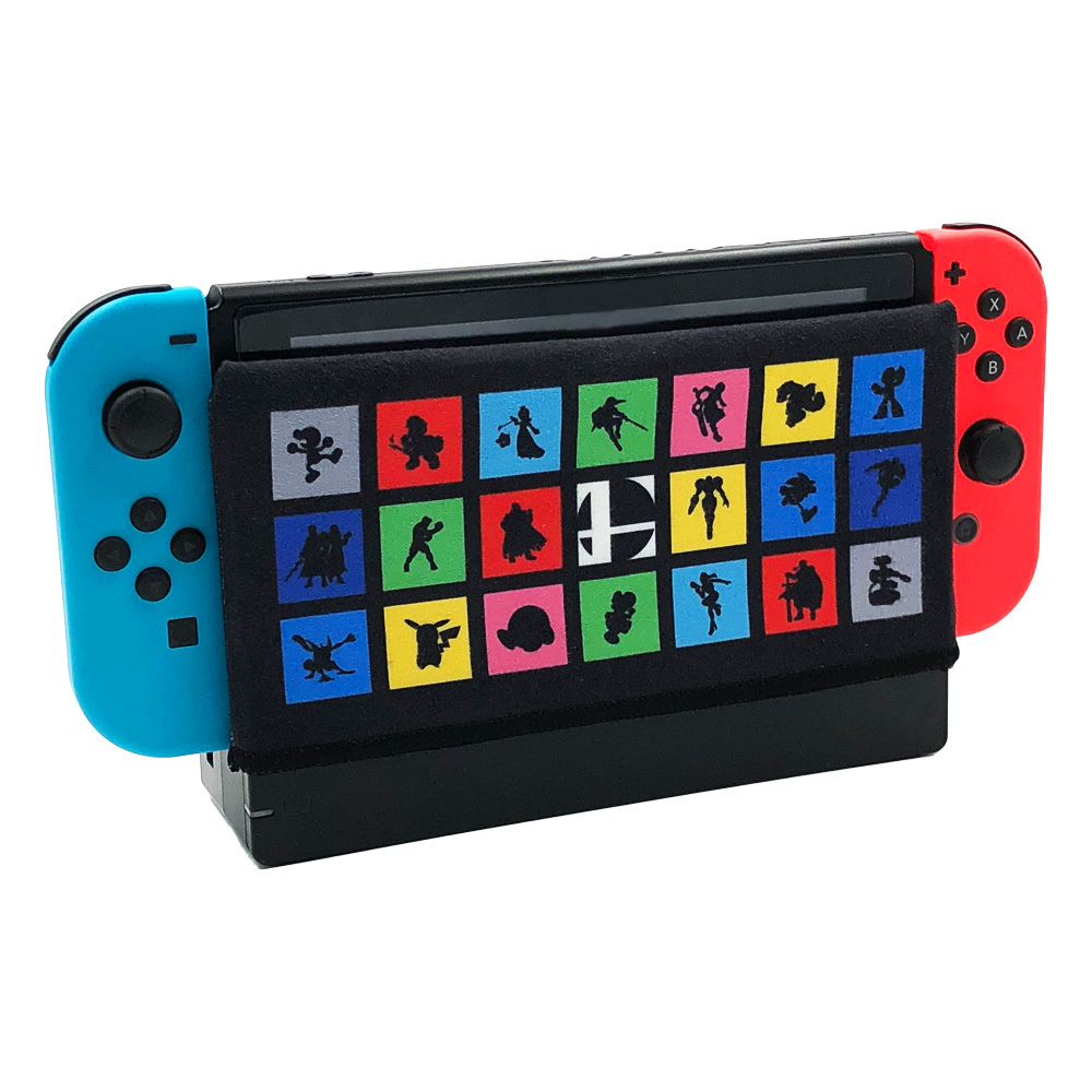 Nintendo Switch Dock Cover Super Smash Bros Dock Sleeve Sock Decal Protection Cases, Covers & Bags