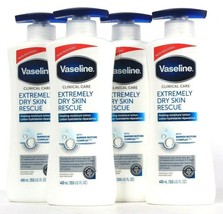 4 Count Vaseline 13.5 Oz Clinical Care Extremely Dry Skin Rescue Moisture Lotion - $39.99